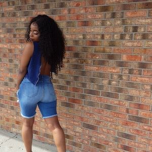 2/$10 Open back crop top